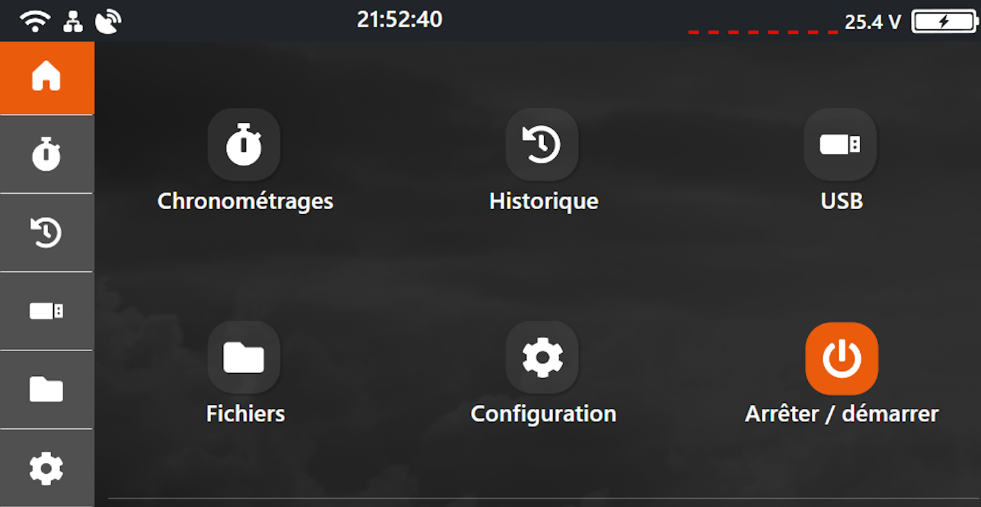 Interface web de contrôle pour système de chronométrage par technologie RFID